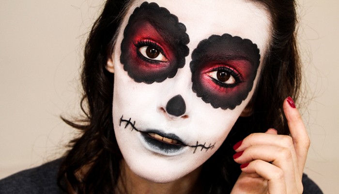 make up for ever maquiagem halloween caveira mexicana mexican skull (4)