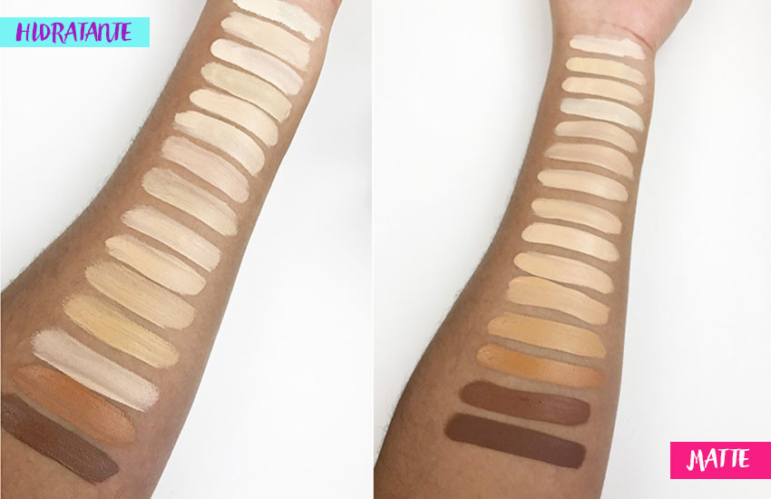 Tarte-Cosmetics-Shape-Tape-Hydrating-AND-MATTE-Foundation-Swatches
